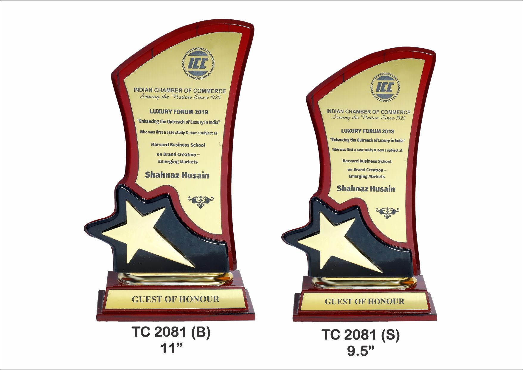 Wooden trophy supplier in India